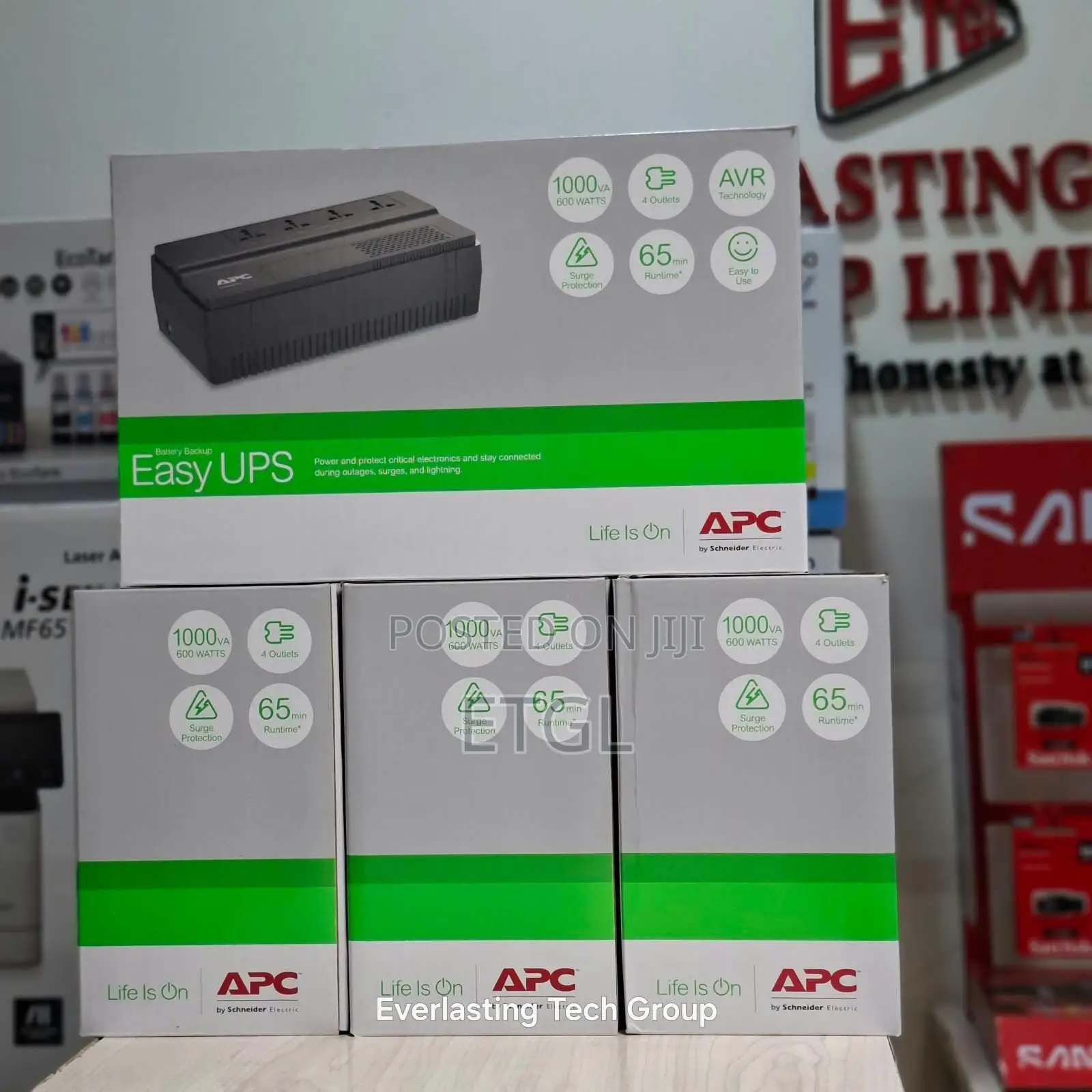 APC Easy Ups Bv 1000va, Avr, Universal Outlet, 230v