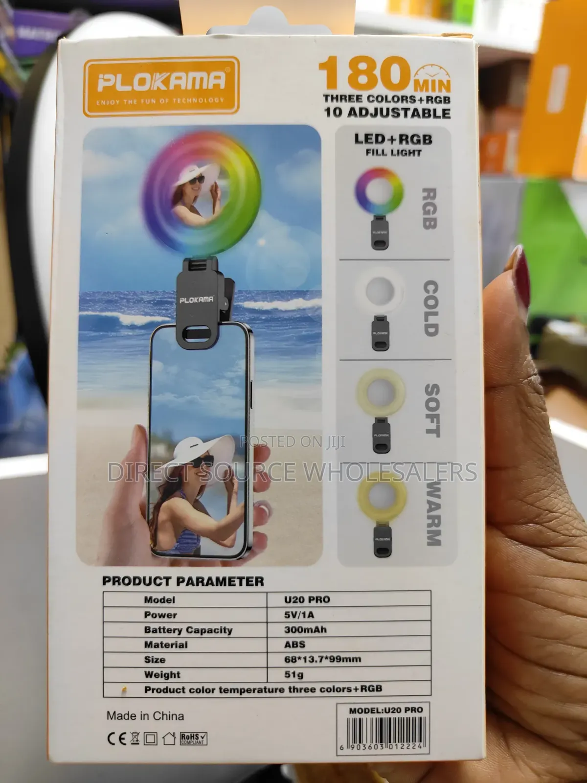 Plokama RGB Light for Selfies, TikTok Online Videos