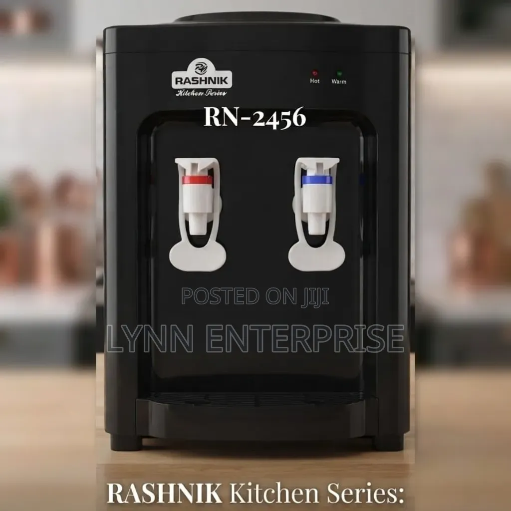 Black Table Top Hot and Normal Water Dispenser
 