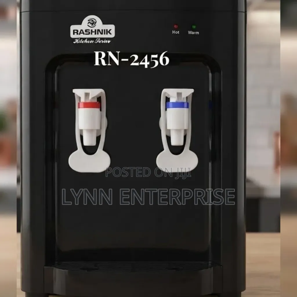 Black Table Top Hot and Normal Water Dispenser
 