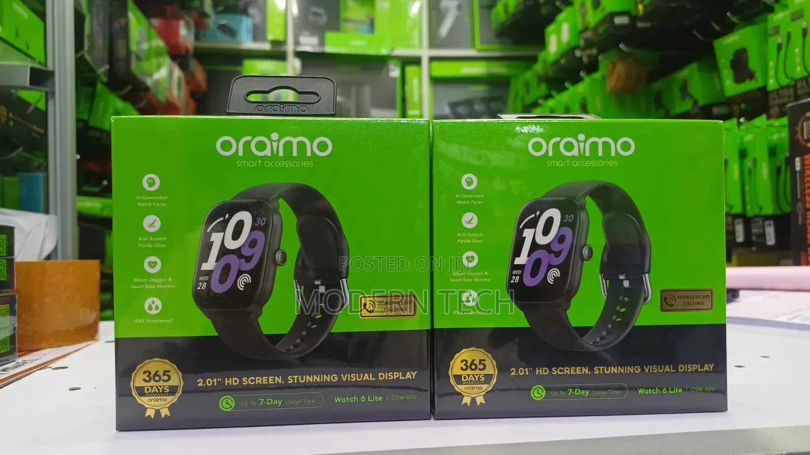 Oraimo Watch 6 Lite 2.01 Smarr Watch OSW-809