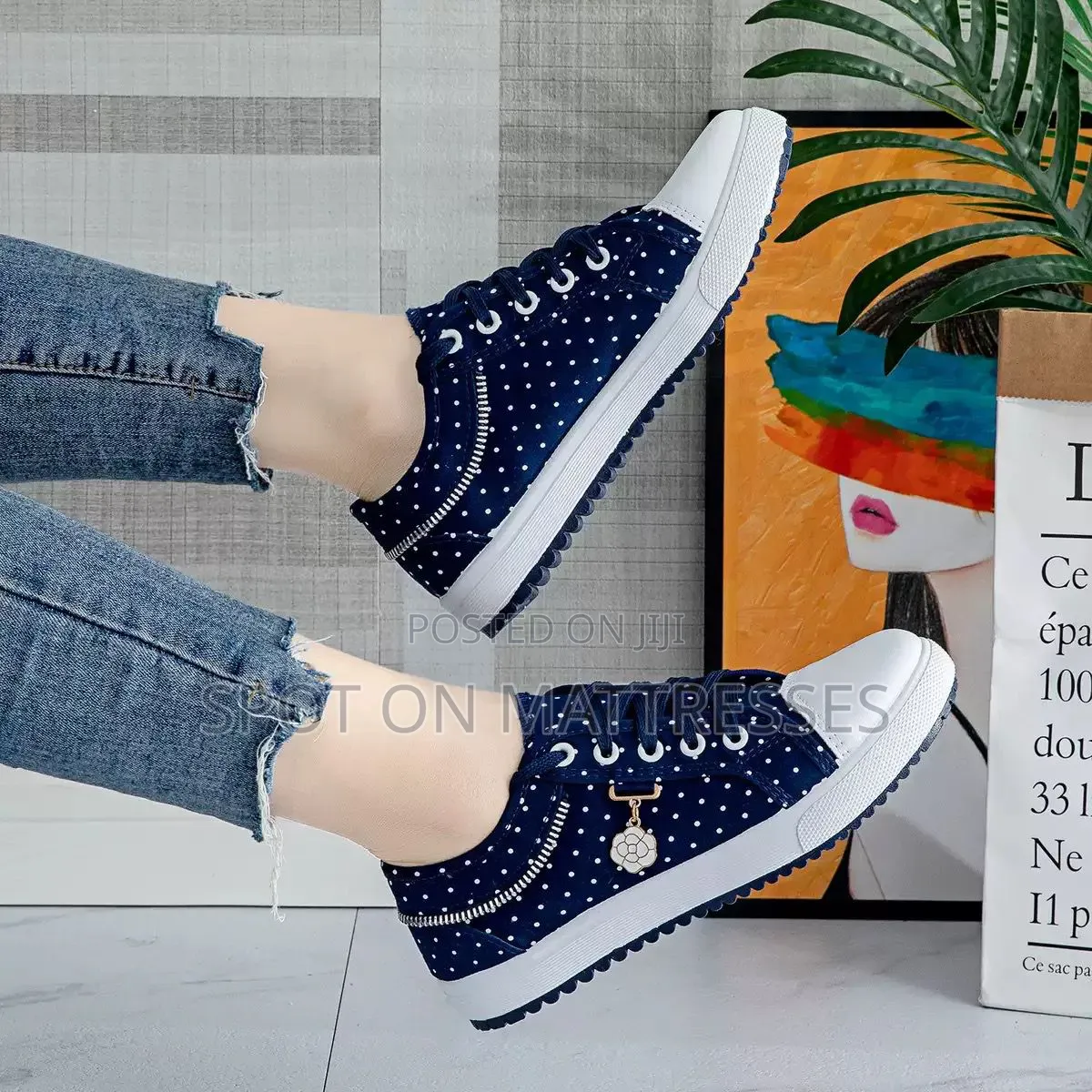 Polka Dot Rubbers for Ladies. Size 37-43. Countrywide Delivery