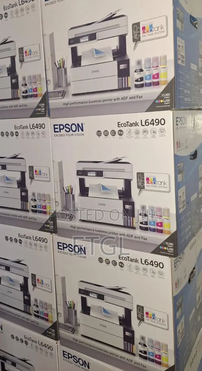 Epson L6490 Ink Tank Printer, Print, Copy, Scan and Fax