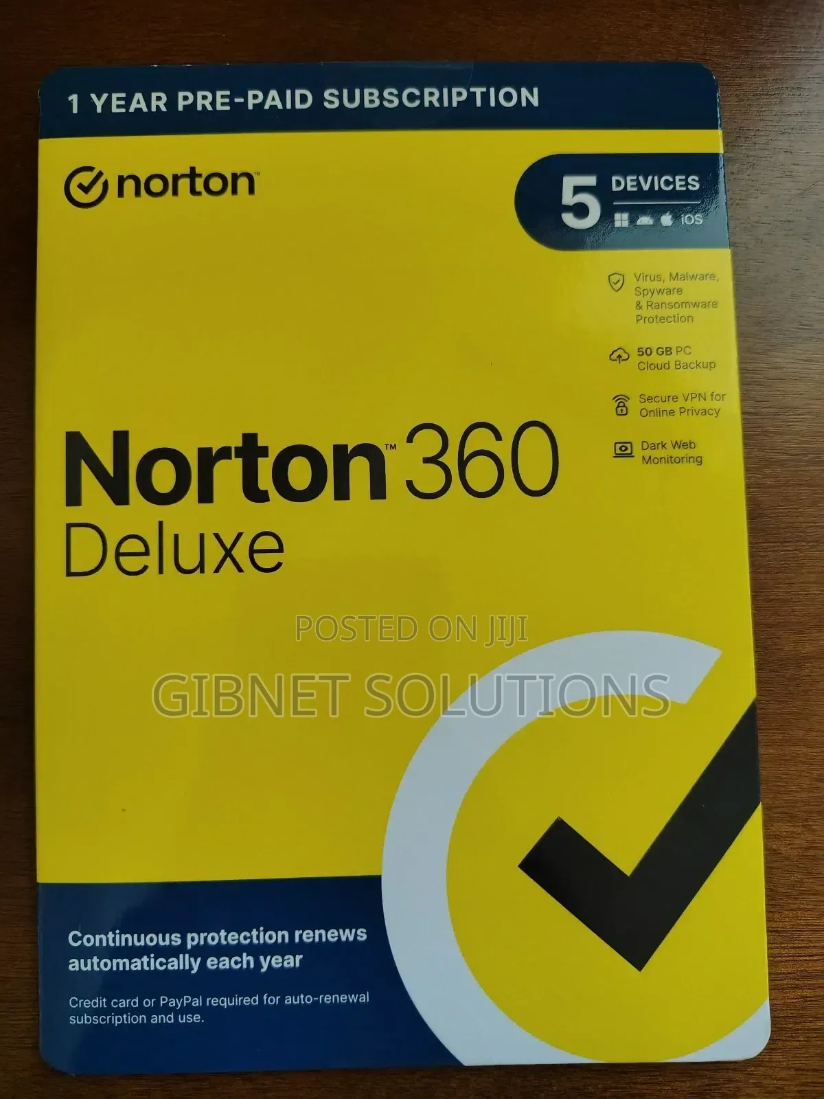 Norton 360 Deluxe 5 Devices