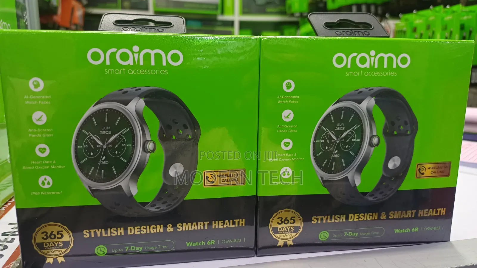 Oraimo Watch 6R Round Display Smartwatch