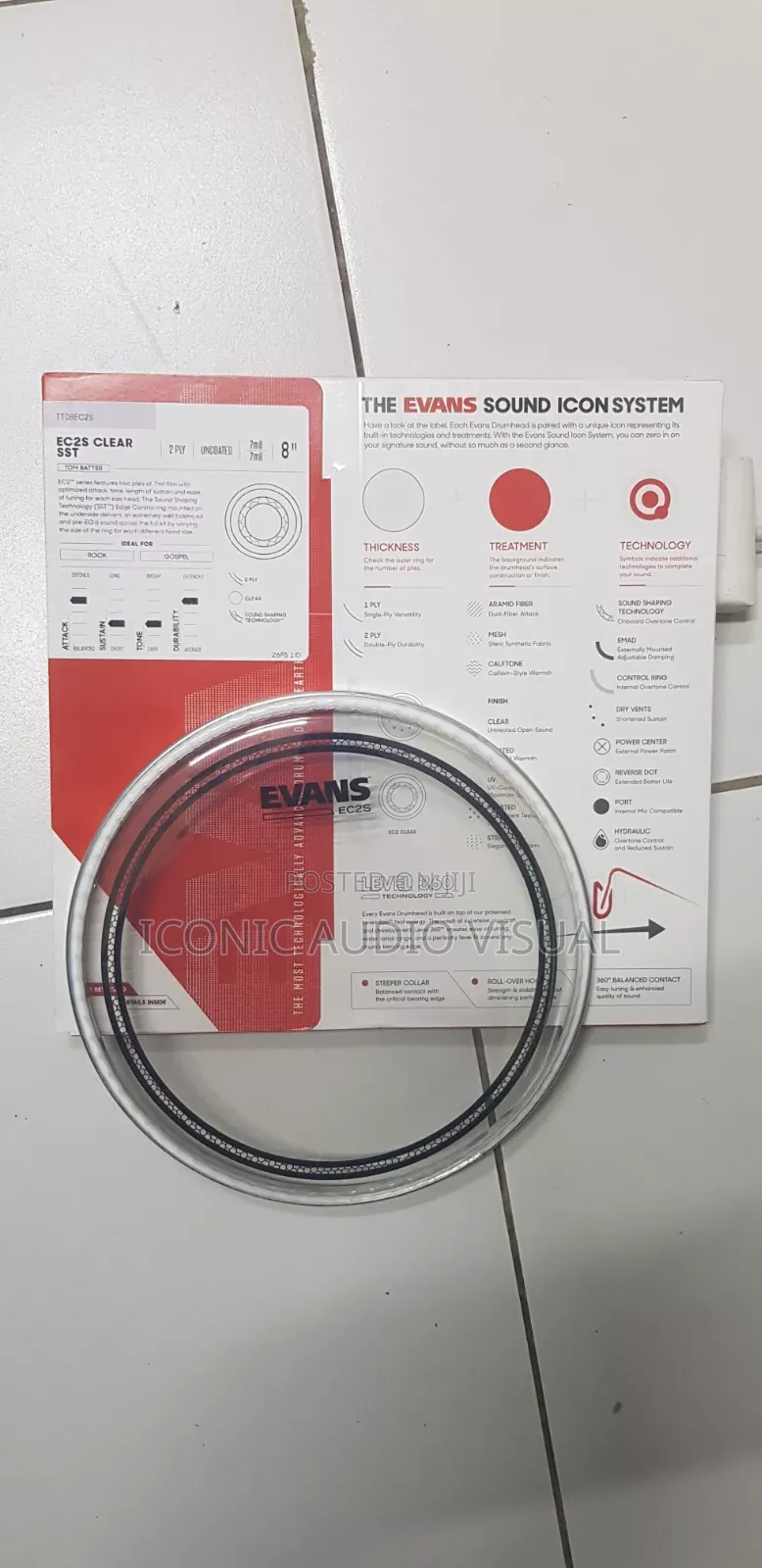 Evans Ec2s 8"