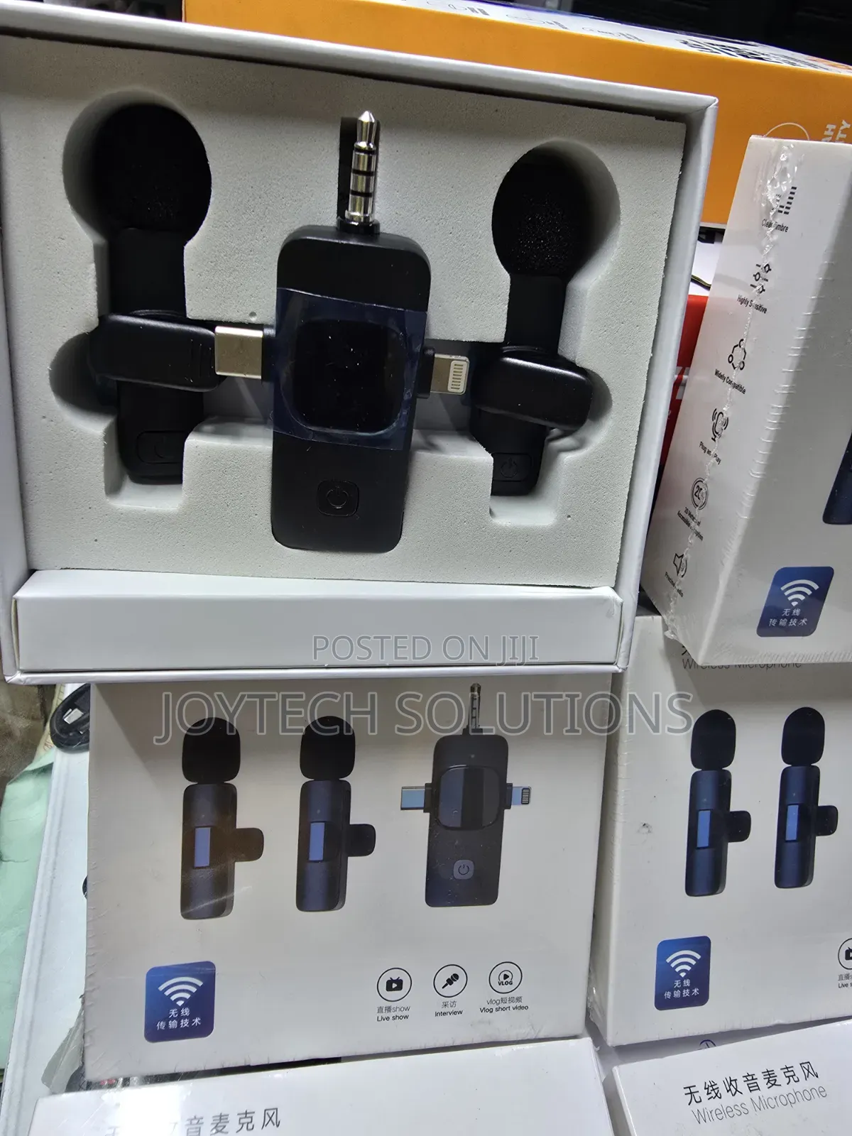 Wireless Clip on Microphone for TikTok, Reels, YouTube Interviews