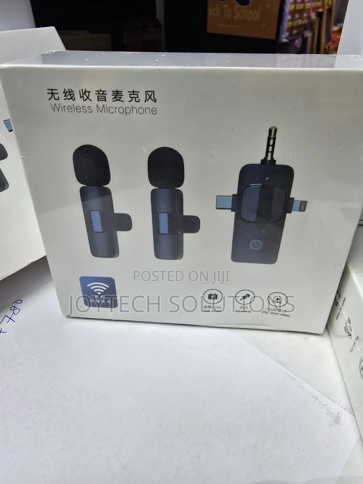 Wireless Clip on Microphone for TikTok, Reels, YouTube Interviews