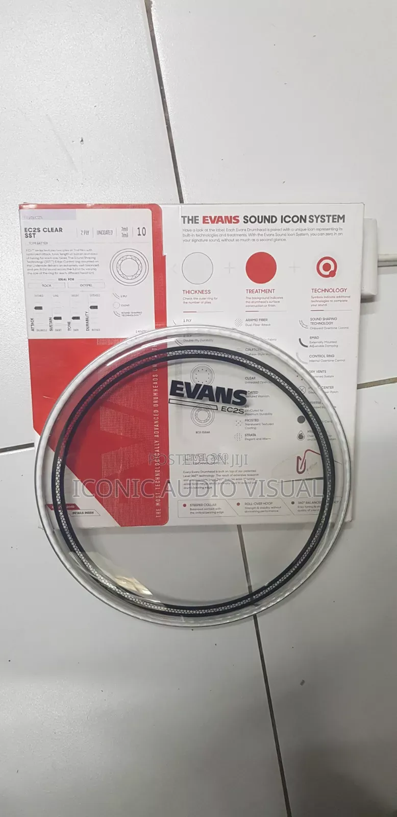Evans Ec2s Clear 10"