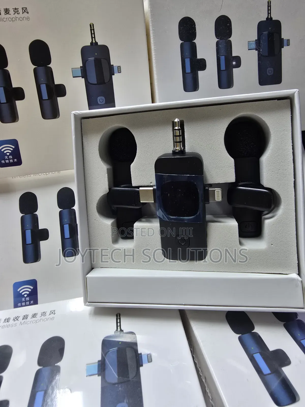 2 in 1 Wireless Lavalier Mic for iPhone Android – Vlog Mic