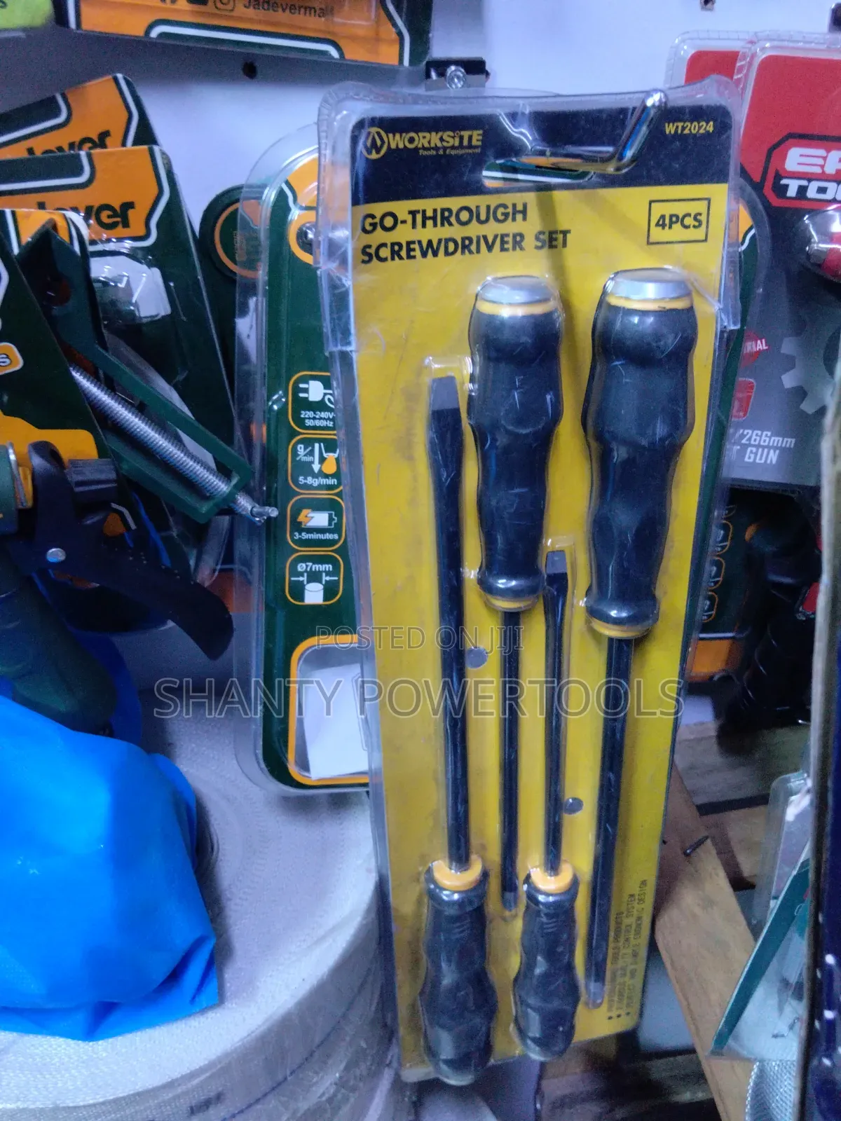 Go Through Screwdriver Set 4pieces