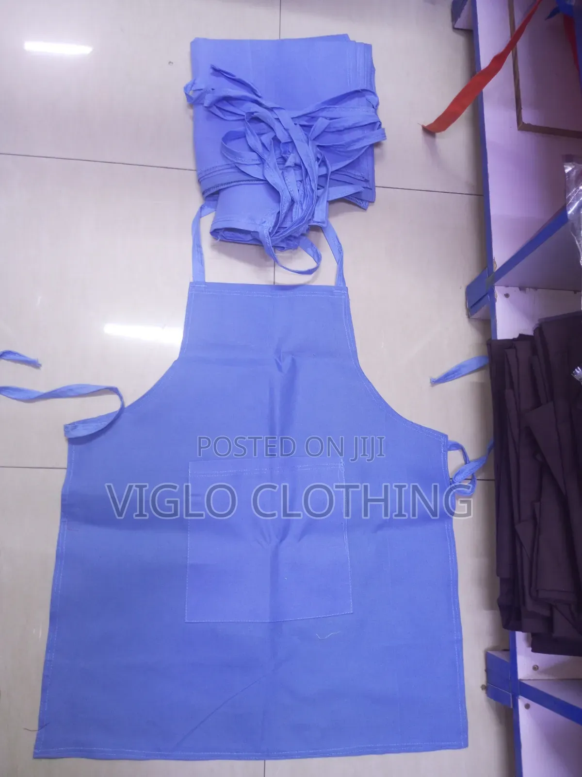 Sky Blue Heavy Events Aprons