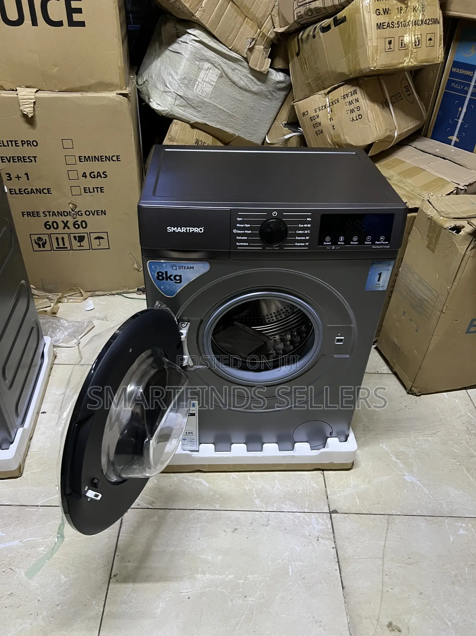 Smartpro 8KG Front Load Washer – Powerful Wash Spin Performance