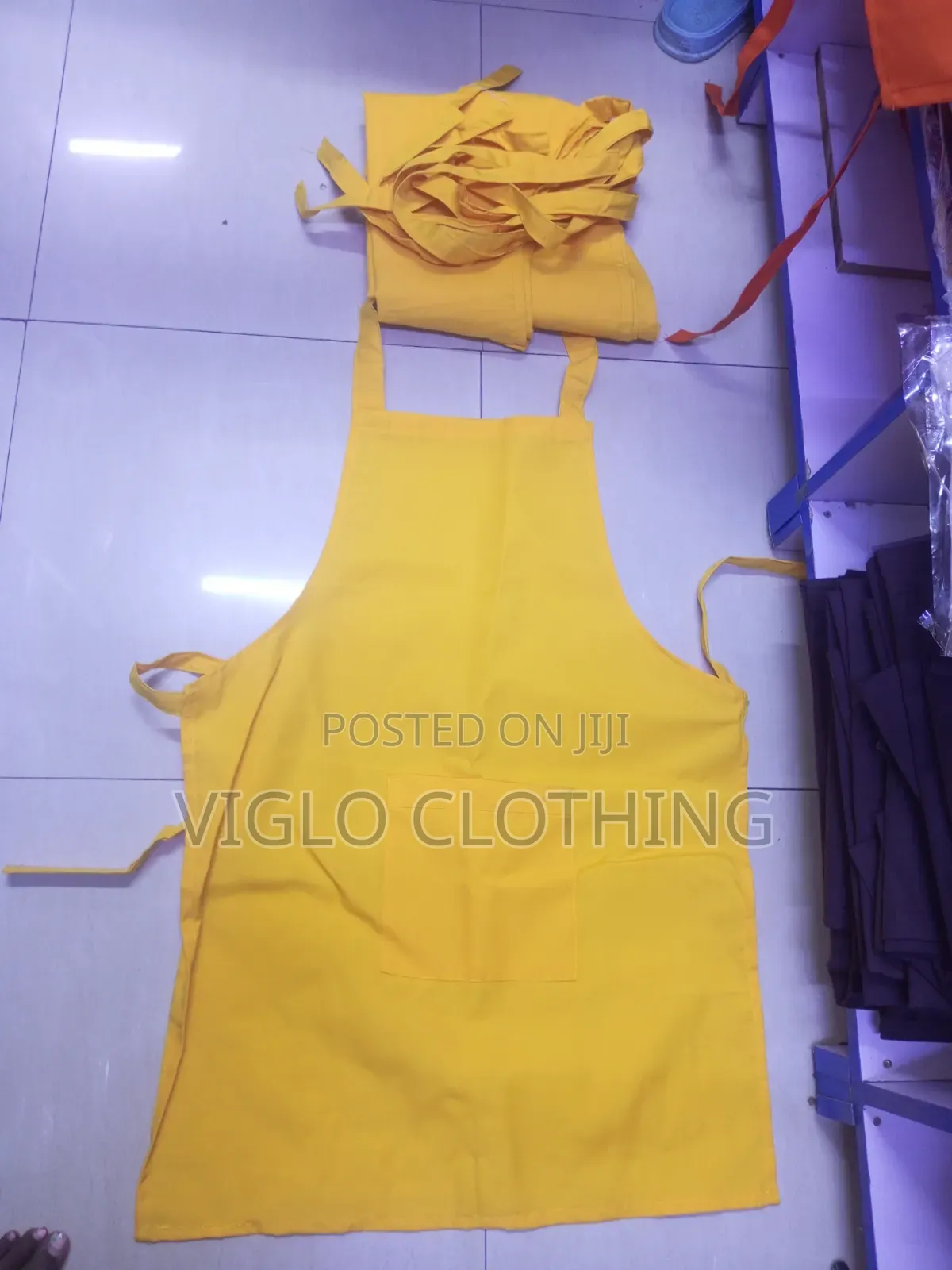 Heavy Yellow Events Aprons