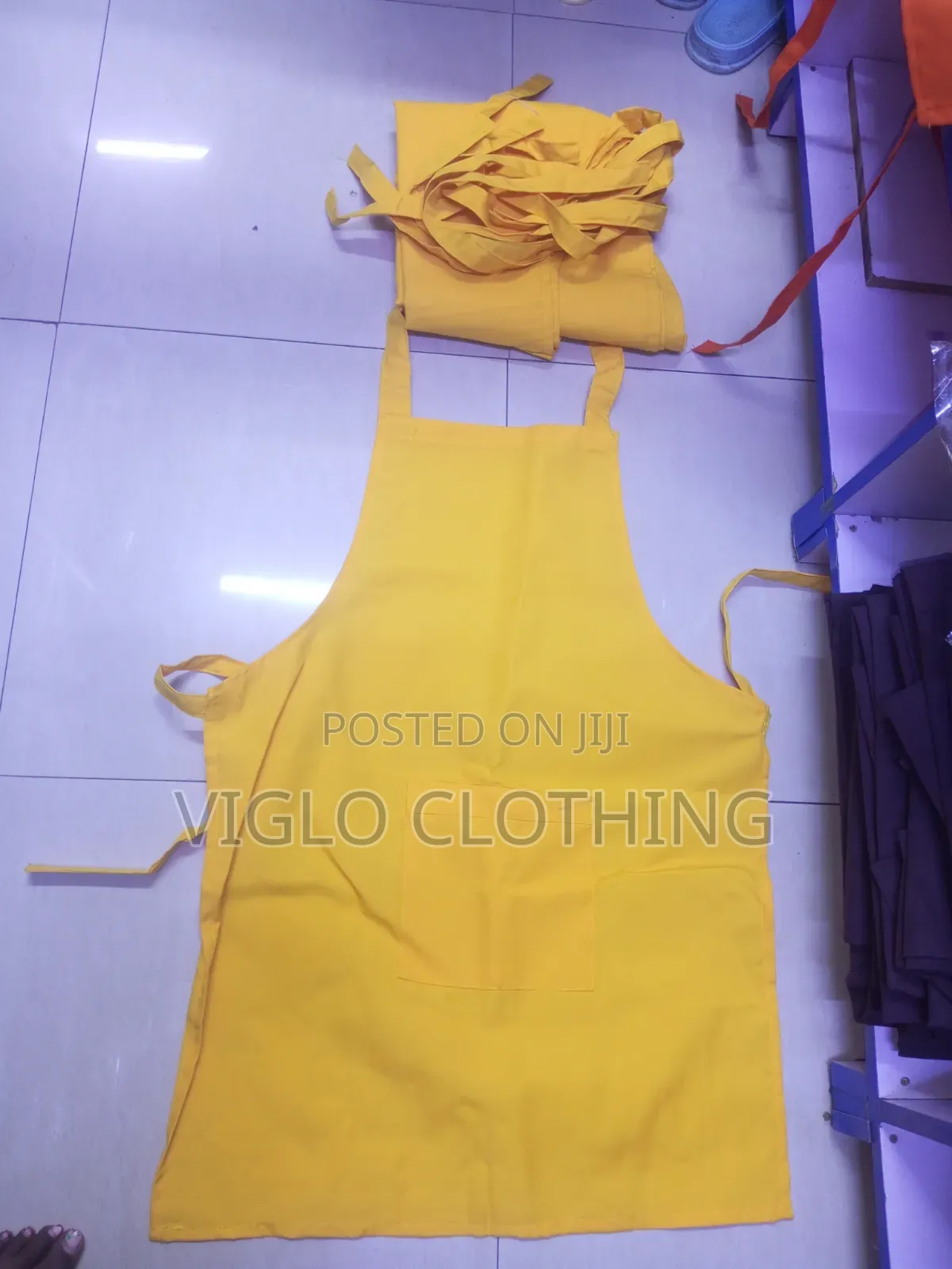 Heavy Yellow Events Aprons