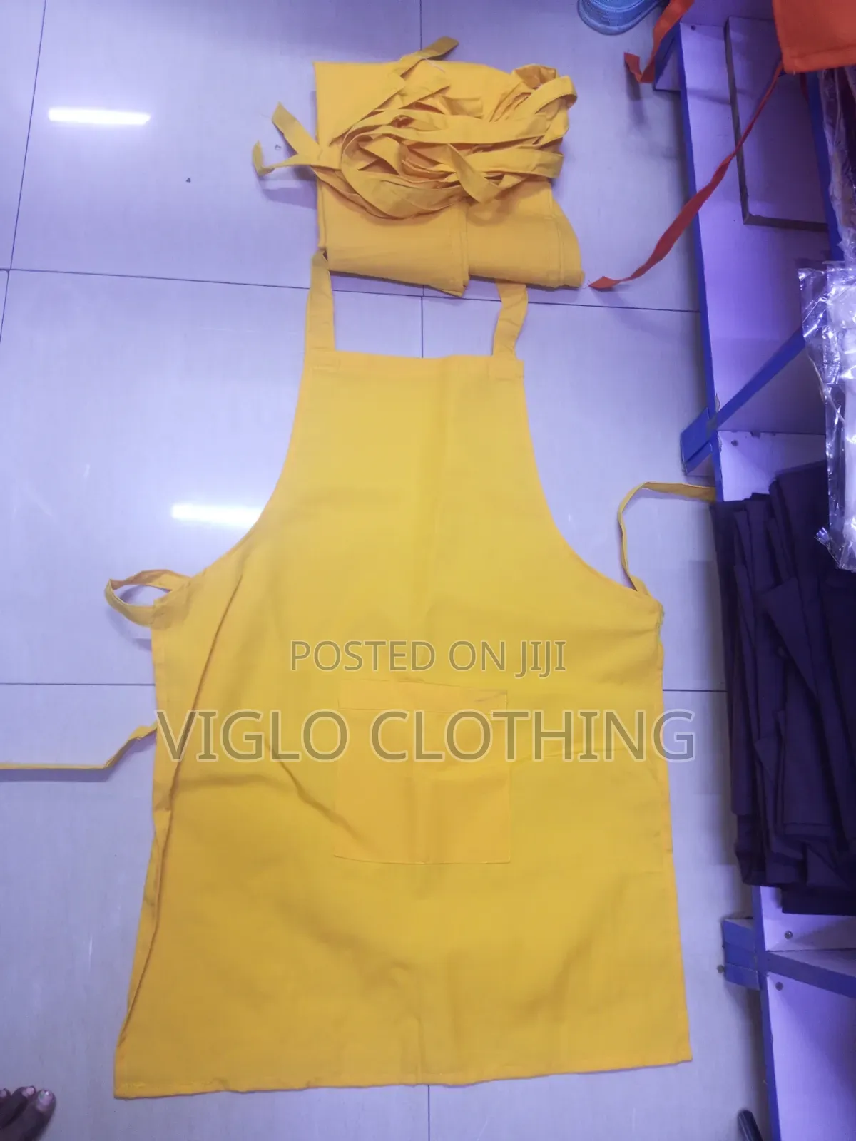 Heavy Yellow Events Aprons