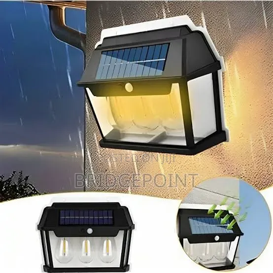 Solar Wall Lamp With Photocell and Motion Sensor