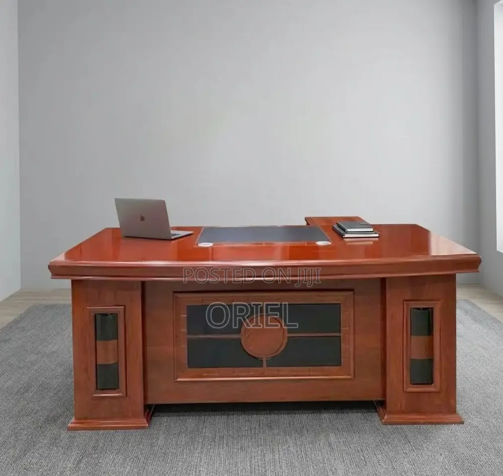 Executive Office Desk : Imported Mahogany 180CM Table