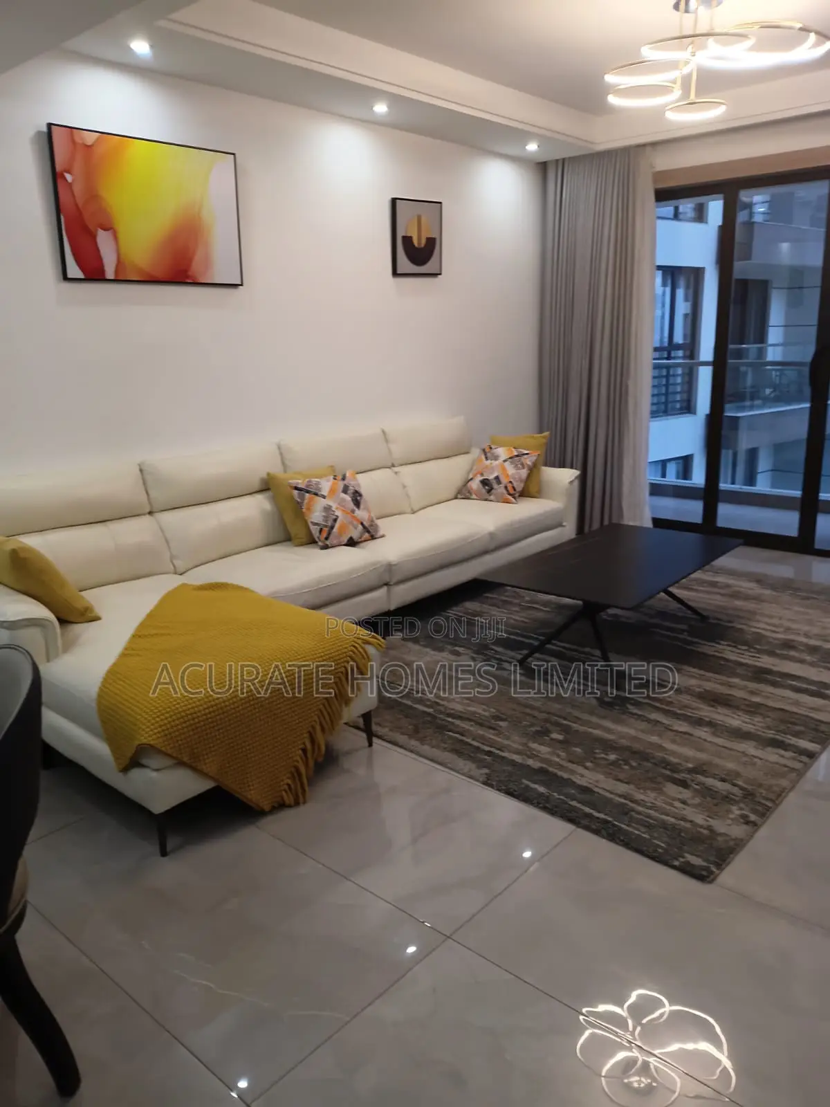 Furnished 3bdrm Apartment in Riverside 108, Kileleshwa for rent