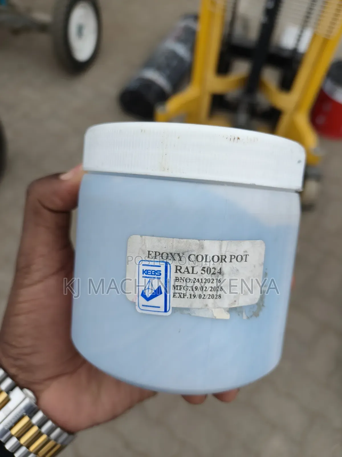 Epoxy Colour Pot