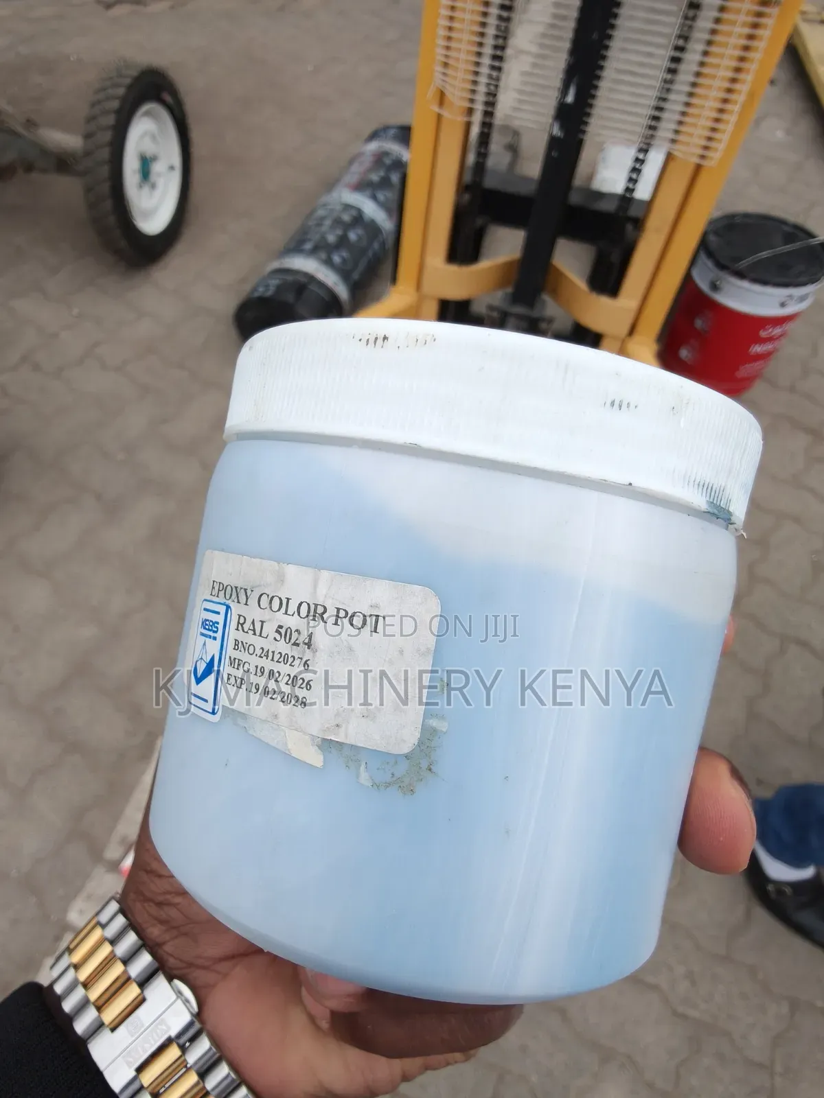 Epoxy Colour Pot