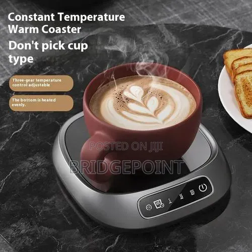Elegant Constant Temperature Warmer Heater Coaster for Home or Office.