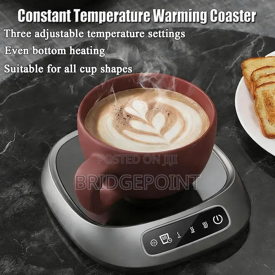 Elegant Constant Temperature Warmer Heater Coaster for Home or Office.