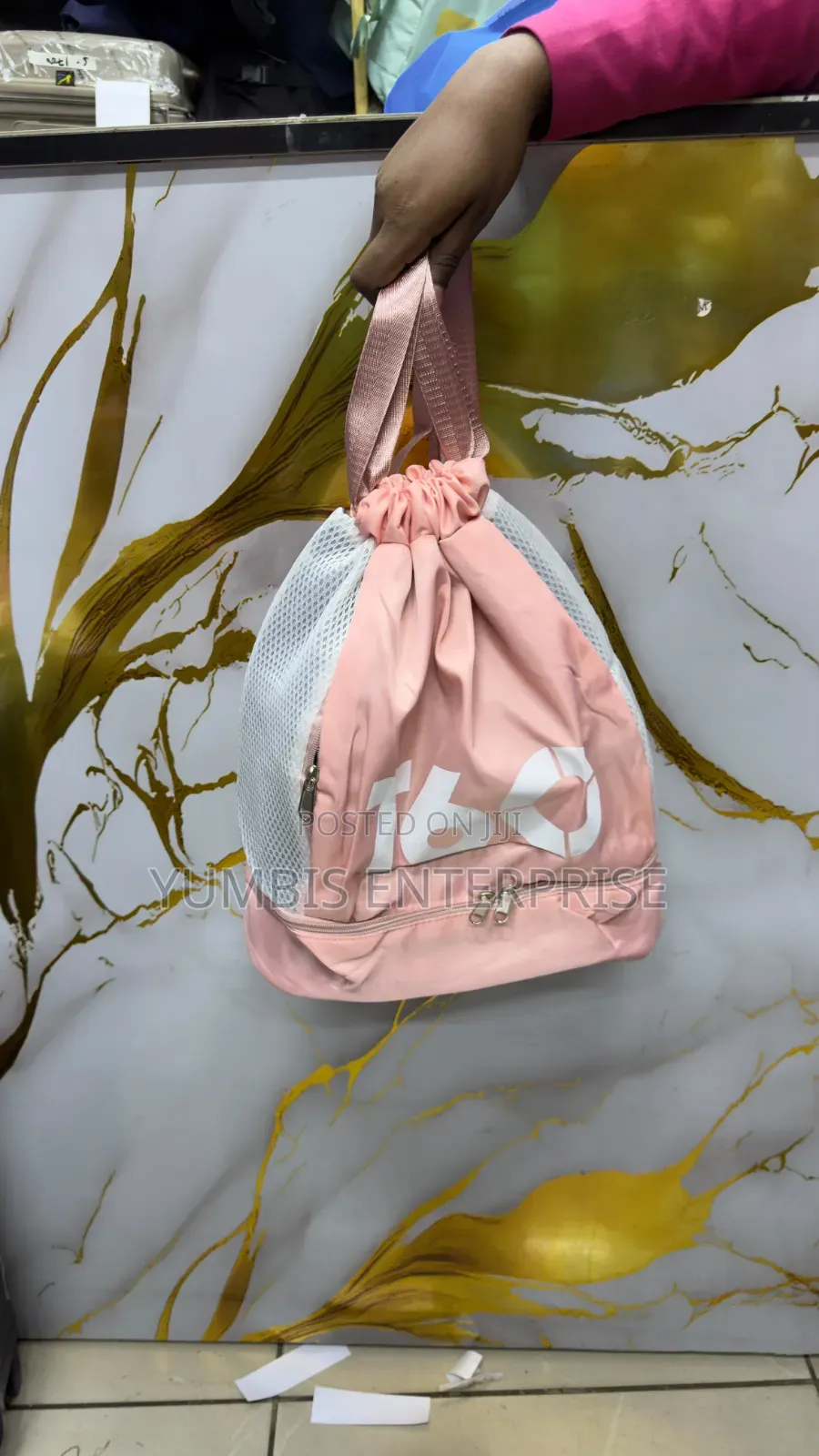 Peach  T60 Drawstring Gym or Swimming Backpack