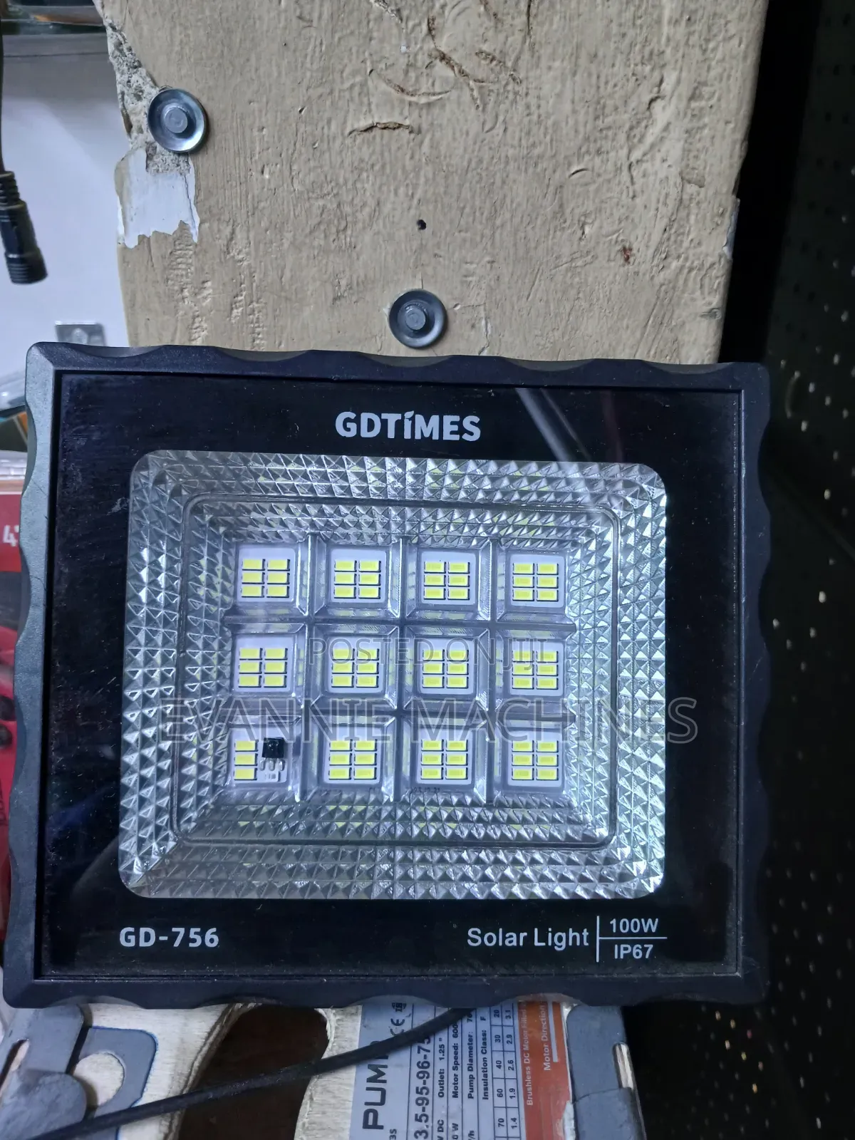 100W Solar LED Flood Light,