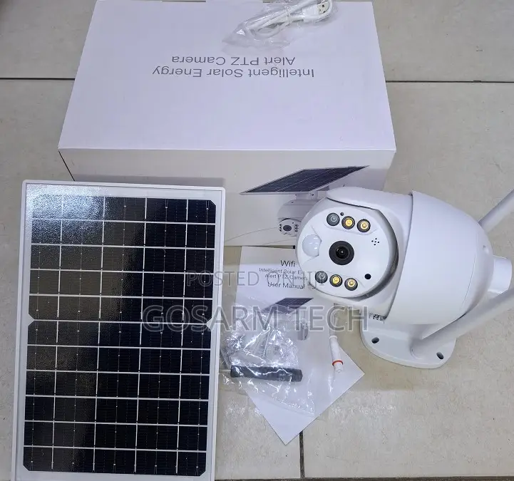 Ubox Intelligent Solar PTZ 4G Camera With Single Lens Camera