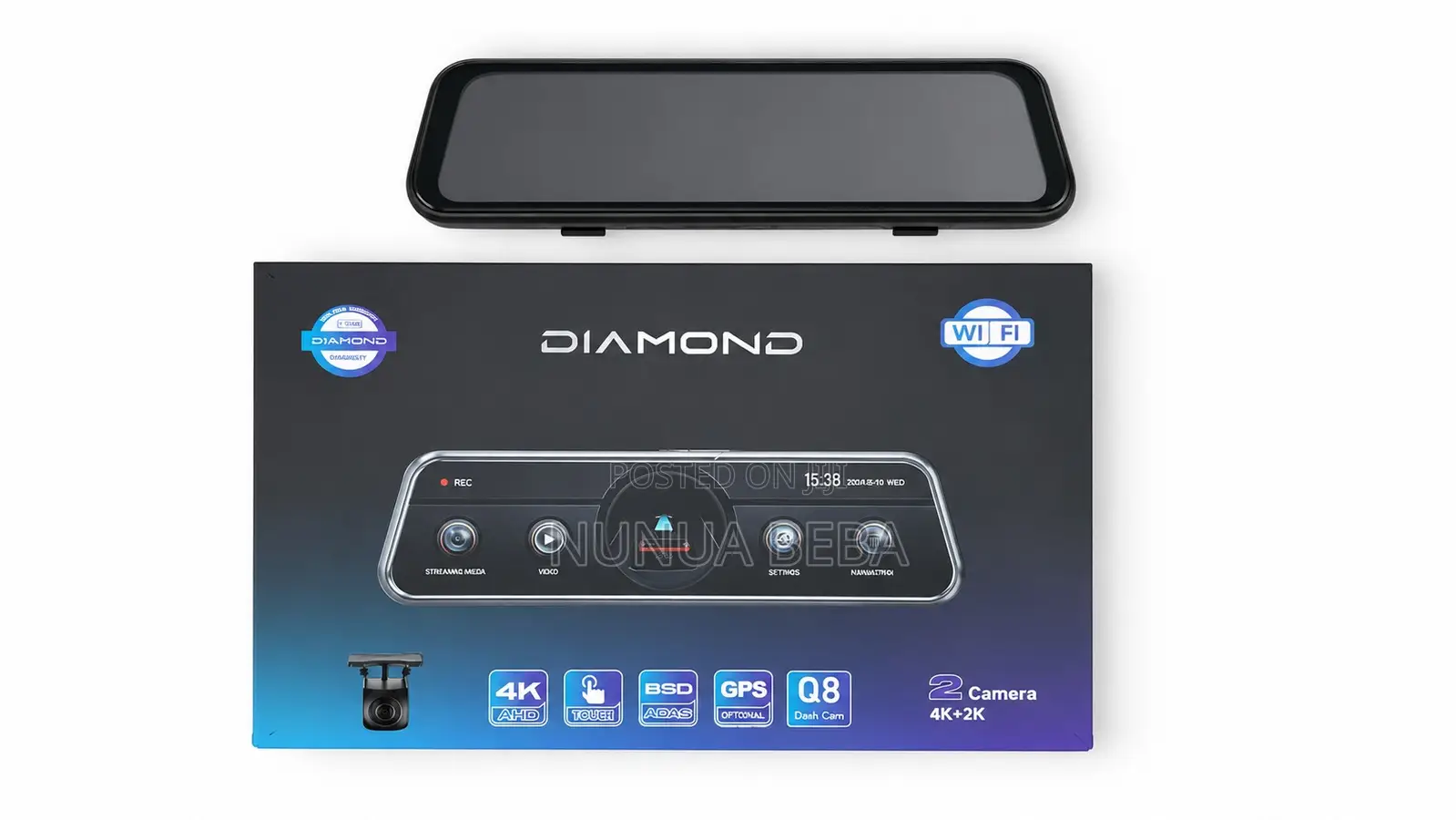 Dual Camera Dash Cam Mirror