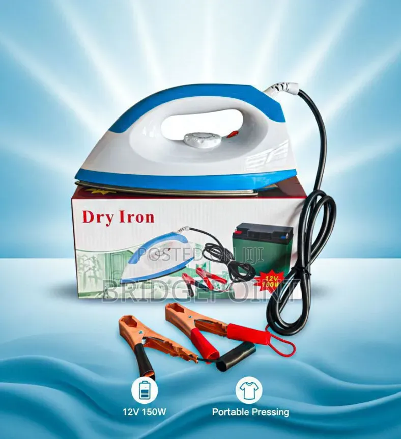 Solar and Battery Dry Iron 12V 150W