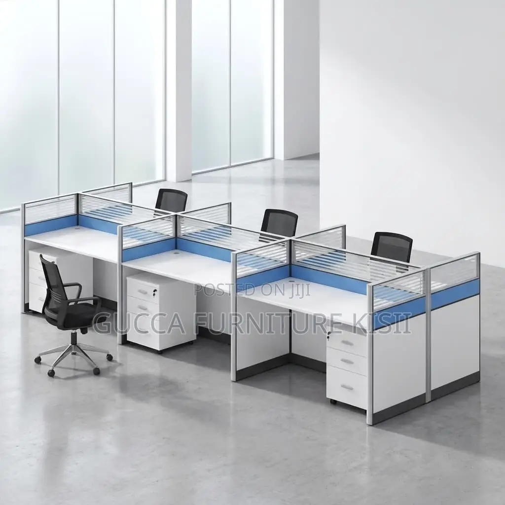 6way Workstation With Movable Drawers