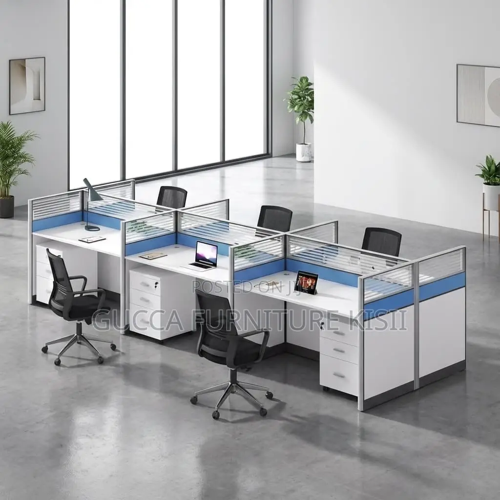 6way Workstation With Movable Drawers