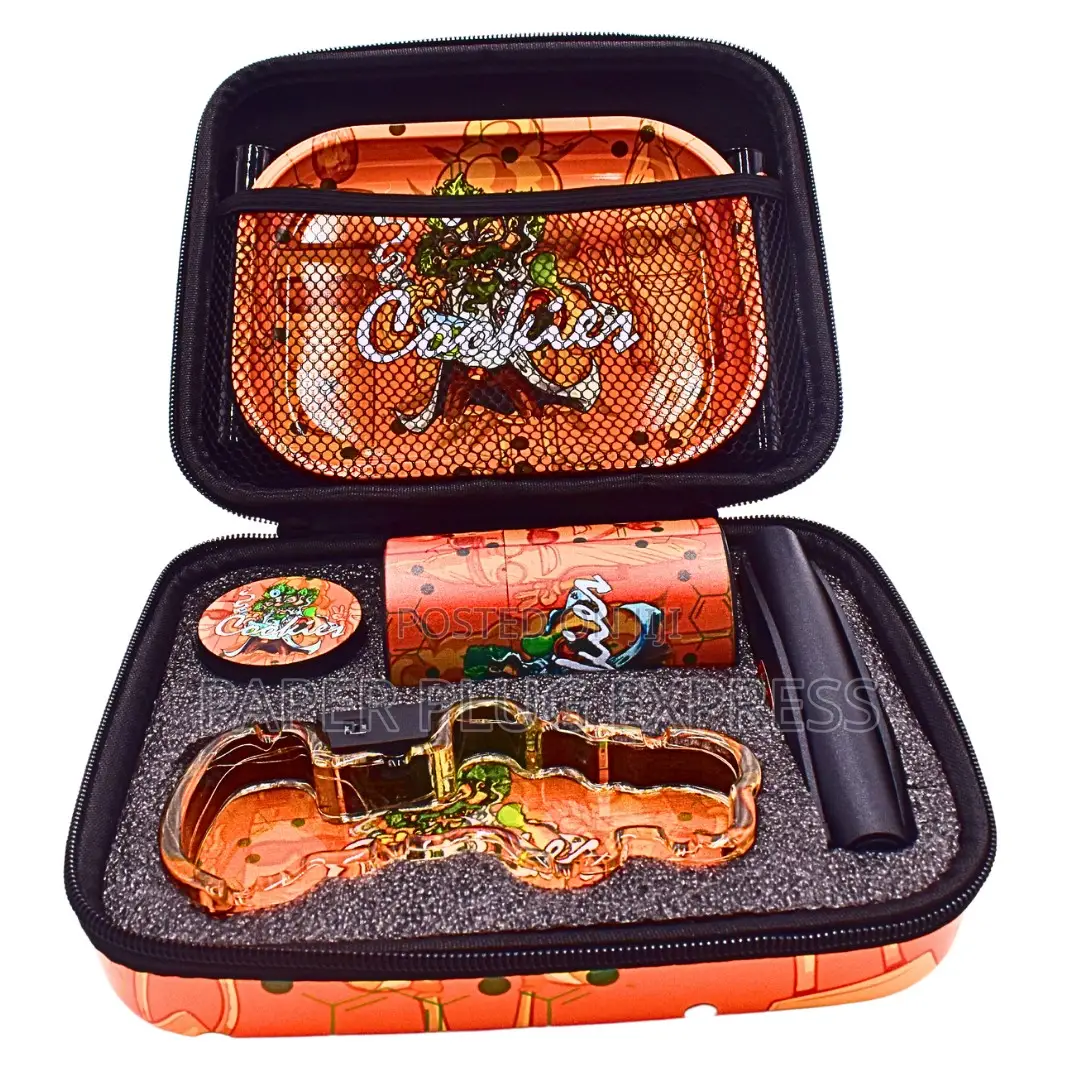 Cookies Led Light Ashtray Smoking Gift Kit Set Bag
