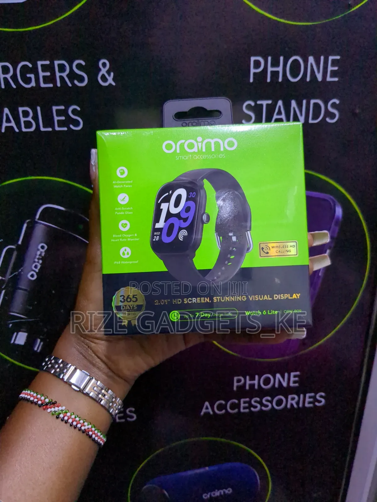 Oraimo Watch 6 Lite Waterproof 7 Days Usage