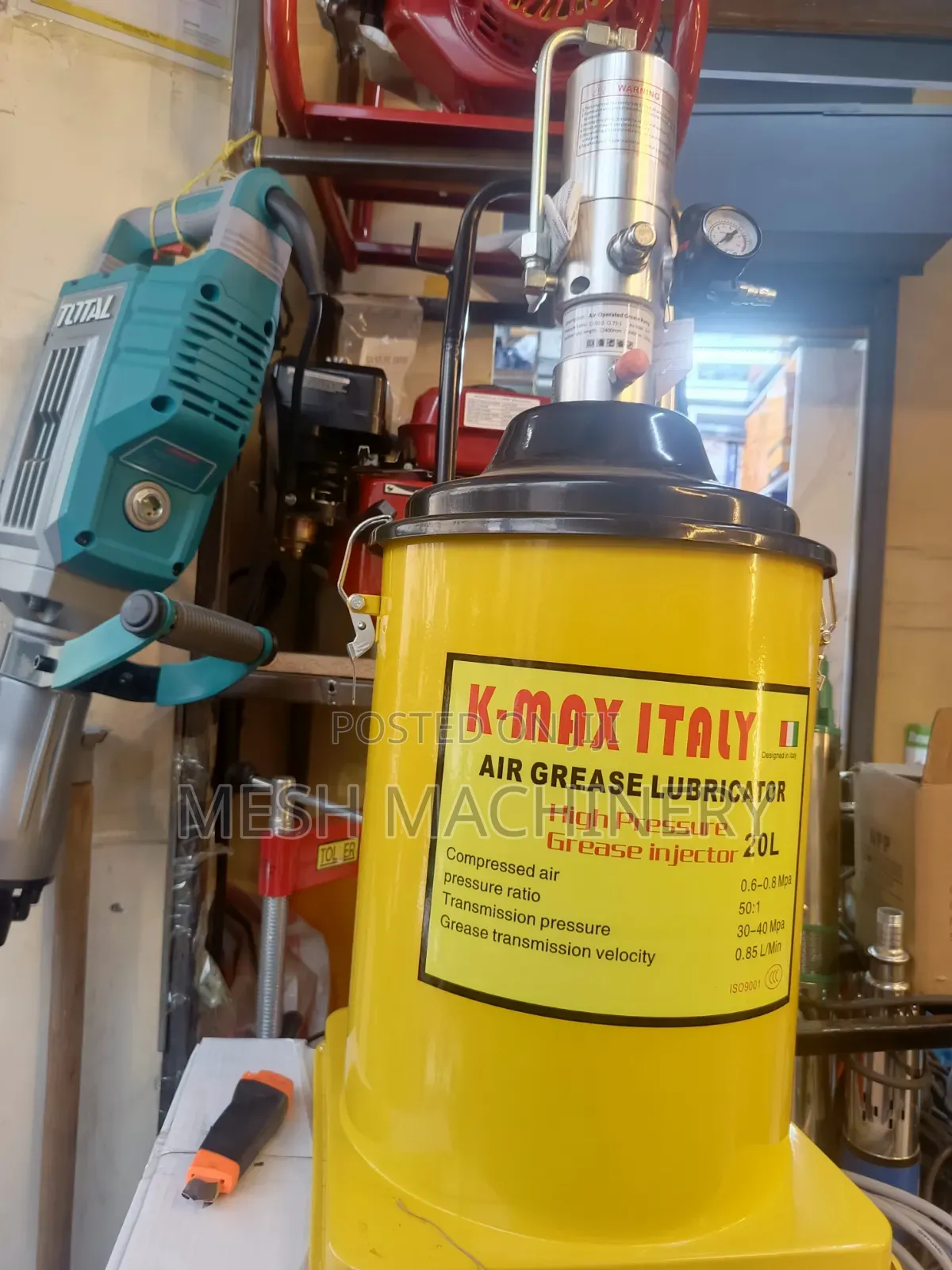 K-Max Italy Air Grease Lubricator
