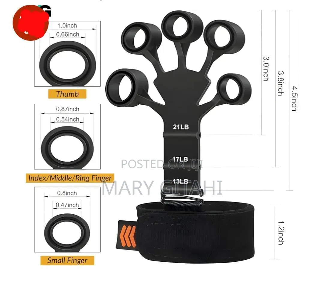 * Adjustable Resistance Finger Trainer Ideal for Gym Training