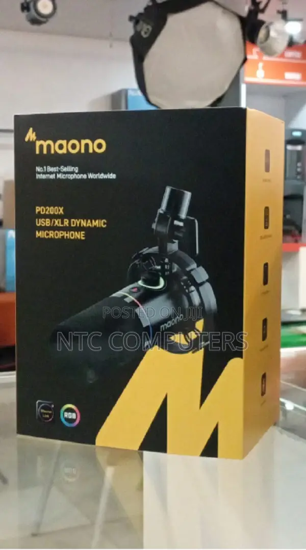 Maono Pd200x USB/XLR Dynamic Microphone(black)