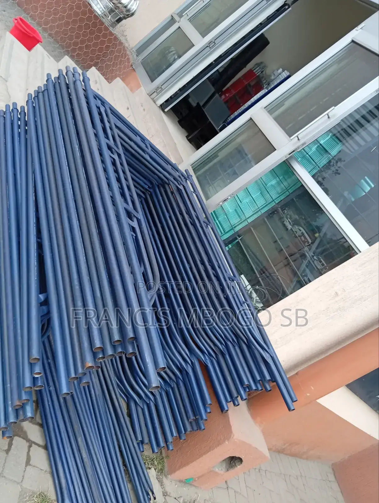 2m Heavy Duty Scaffolding Ladders Strong Steel Ladder