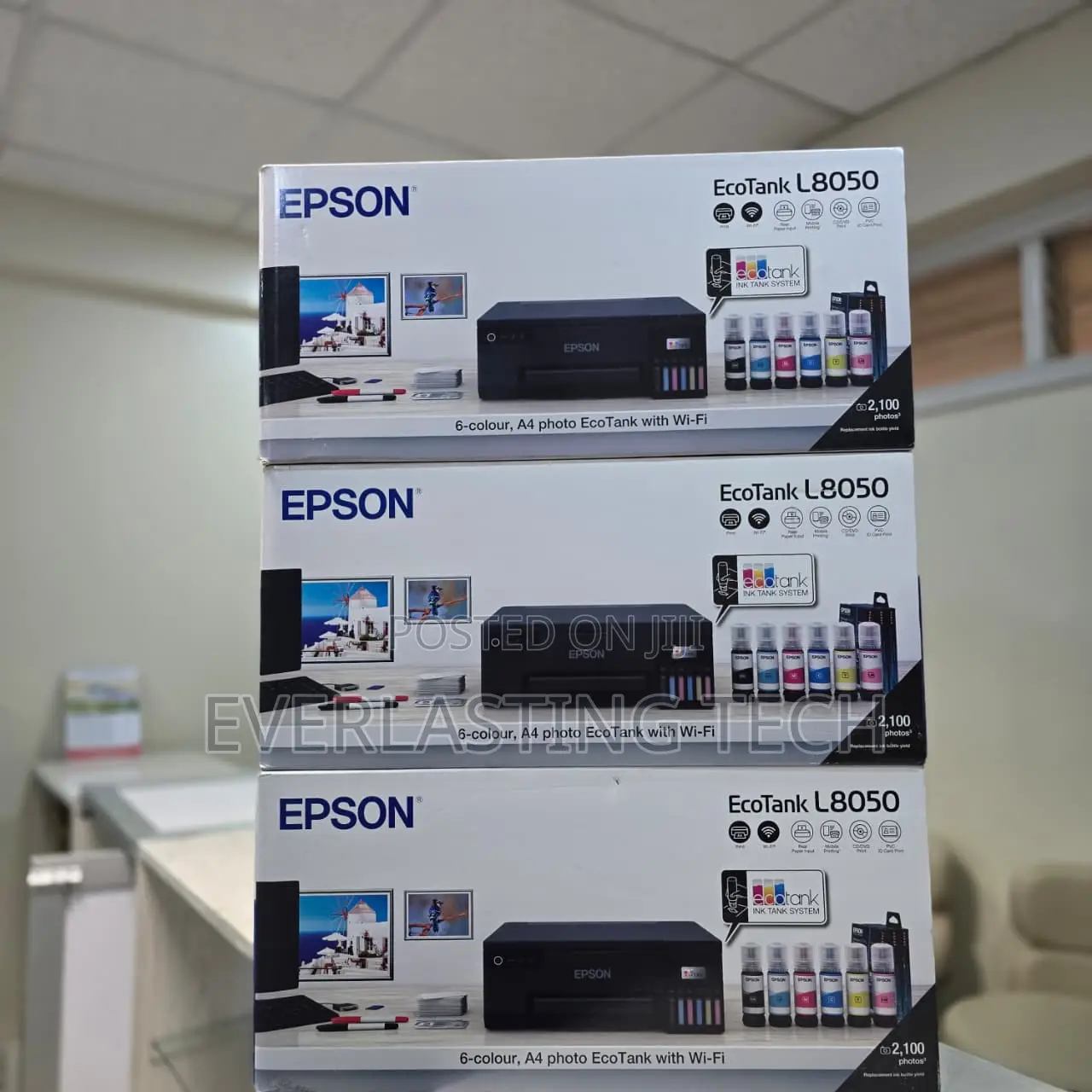 Epson Ecotank L8050 Ink Tank Wireless Photo Printer