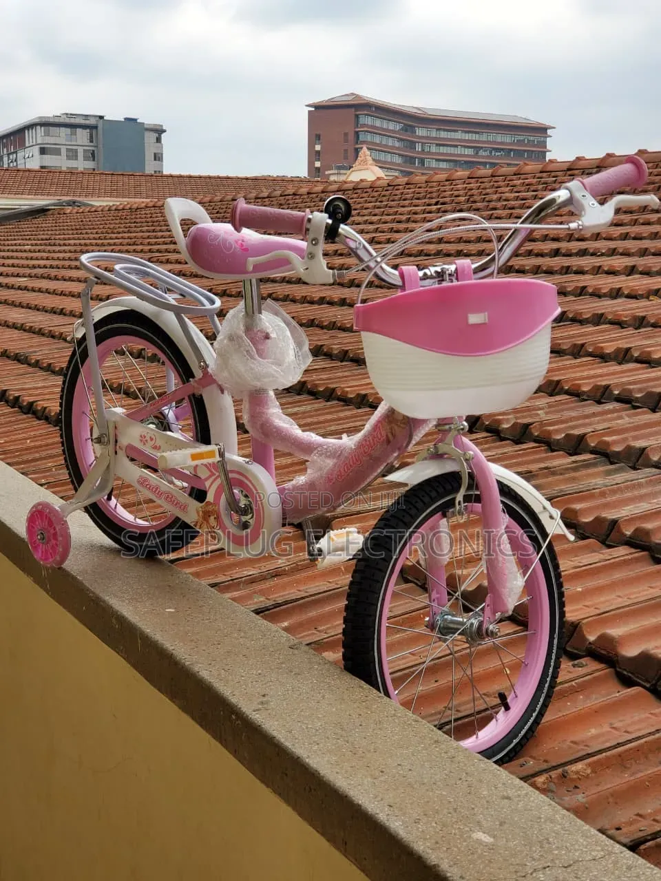 Size 16 Pink Lady Bird Girls Bicycle (Brand New)