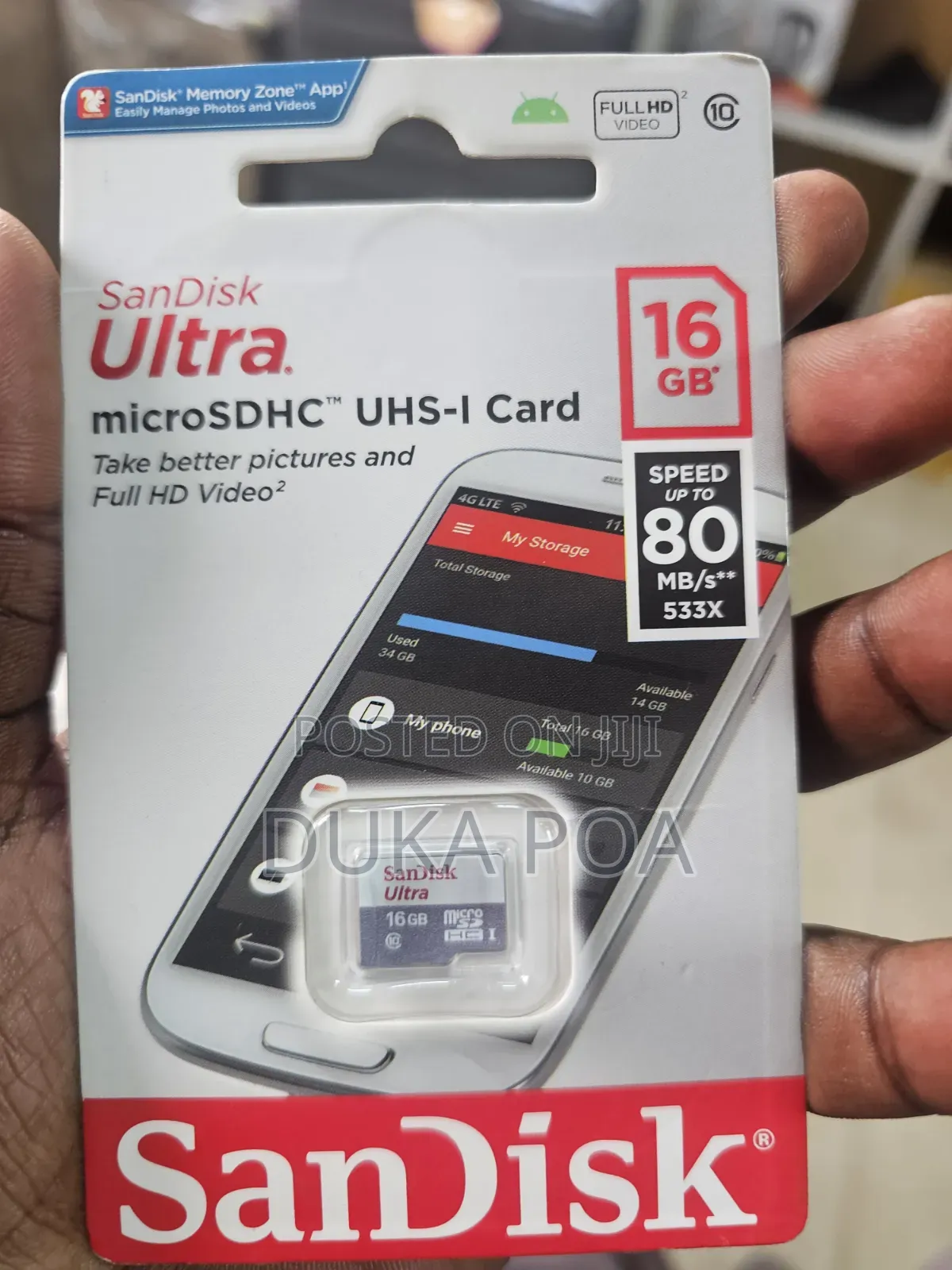 Sandisk Memory Card 16gb