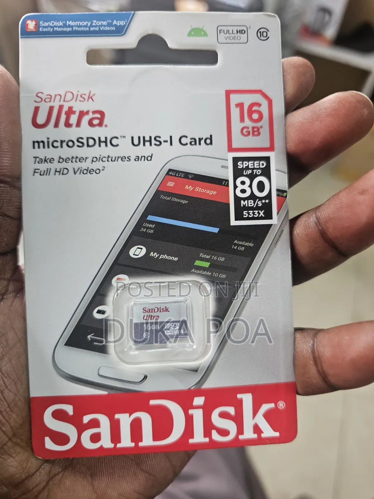 Sandisk Memory Card 16gb