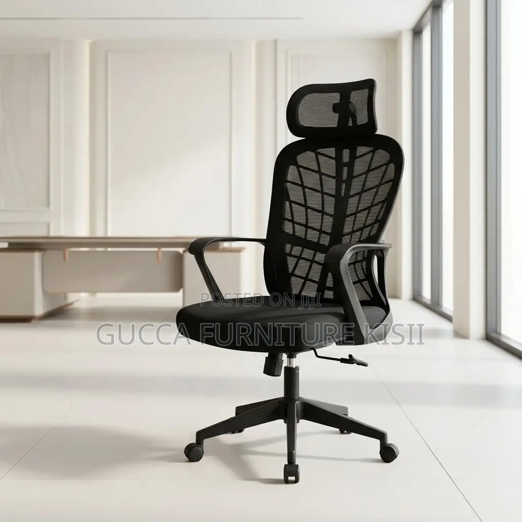 Office Chair; Spine-Support Ergonomic Mesh Office Chair .