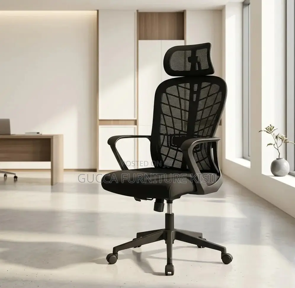 Office Chair; Spine-Support Ergonomic Mesh Office Chair .