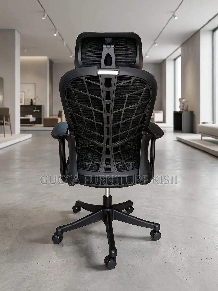 Office Chair; Spine-Support Ergonomic Mesh Office Chair .