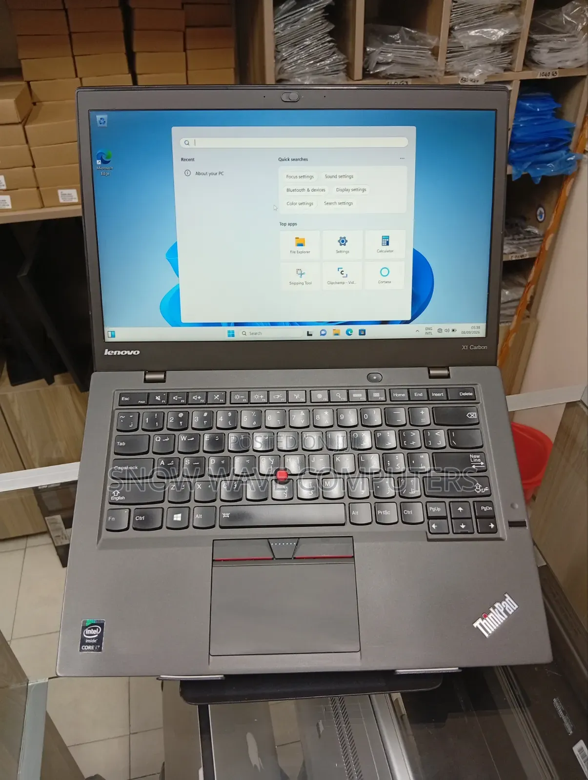 Laptop Lenovo ThinkPad X1 Carbon 8GB Intel Core i7 SSD 256GB