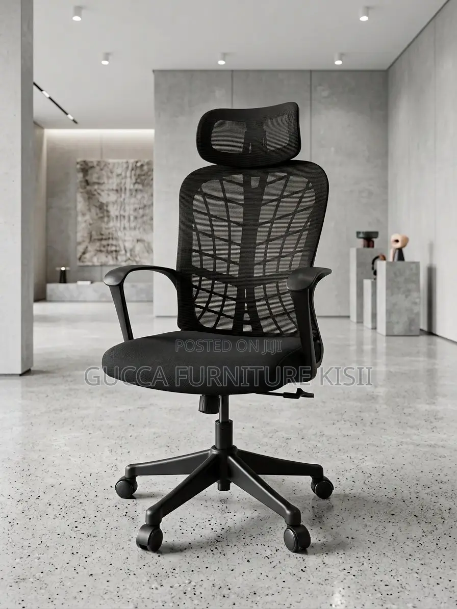 Office Chair; Spine-Support Ergonomic Mesh Office Chair .