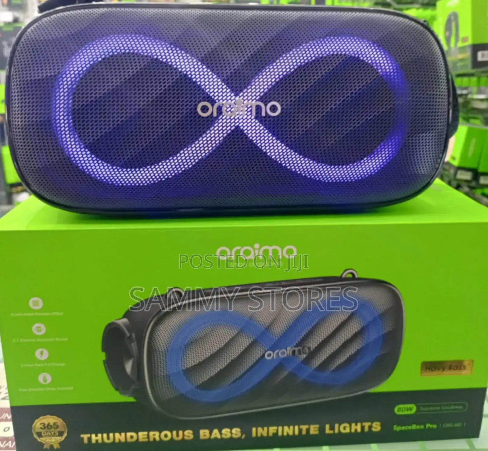 Oraimo SpaceBox Pro Loud Powerful Bluetooth Speaker